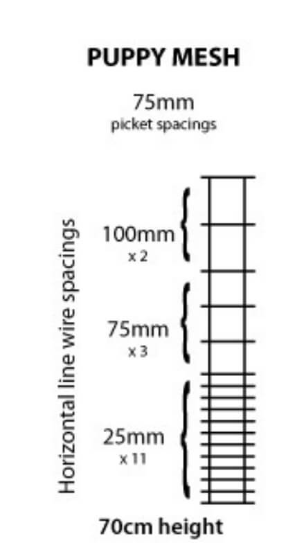 Puppy Mesh graduations