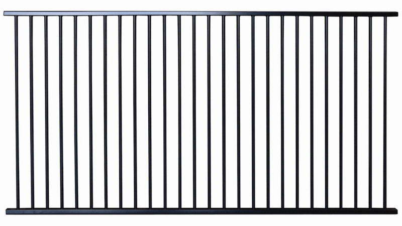 black flat top aluminium pool fence panel black flat top aluminium pool fence panel